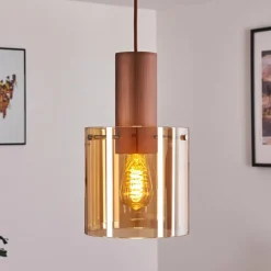 Suspension Dodoma Cuivre, 1 lumière