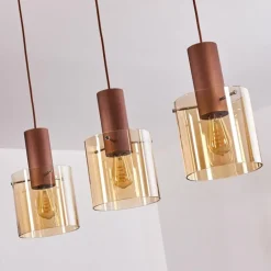 Suspension Dodoma Cuivre, 3 lumières