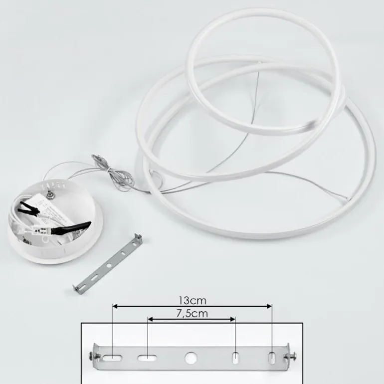 Suspension Donebas LED Blanc, 1 lumière