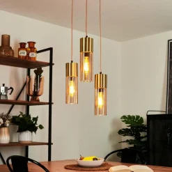 Suspension Dulcita Laiton, 3 lumières