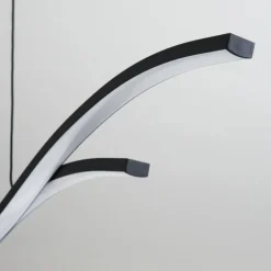 Suspension Eaglesham LED Noir, 1 lumière