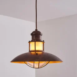 Suspension Ebisuko Rouille, 1 lumière