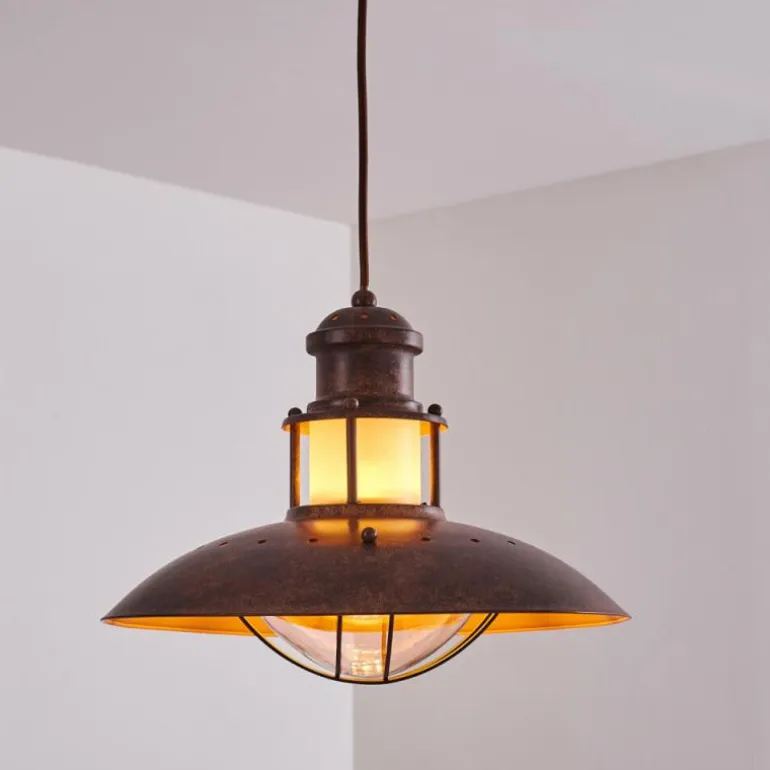 Suspension Ebisuko Rouille, 1 lumière