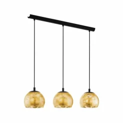 Suspension EGLO ALBARACCIN Noir, 3 lumières