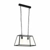 Suspension Eglo AMESBURY Noir, 2 lumières