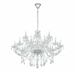 Suspension Eglo BASILANO Chrome, 18 lumières