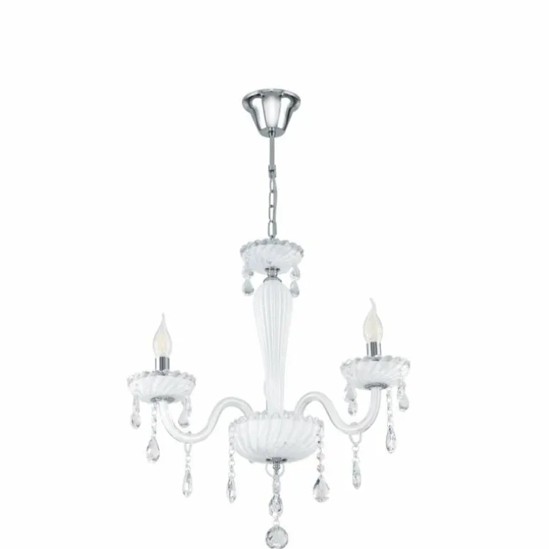 Suspension Eglo CARPENTO Chrome, 3 lumières