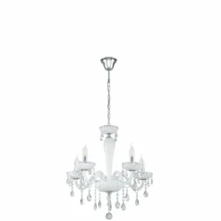 Suspension Eglo CARPENTO Chrome, 5 lumières