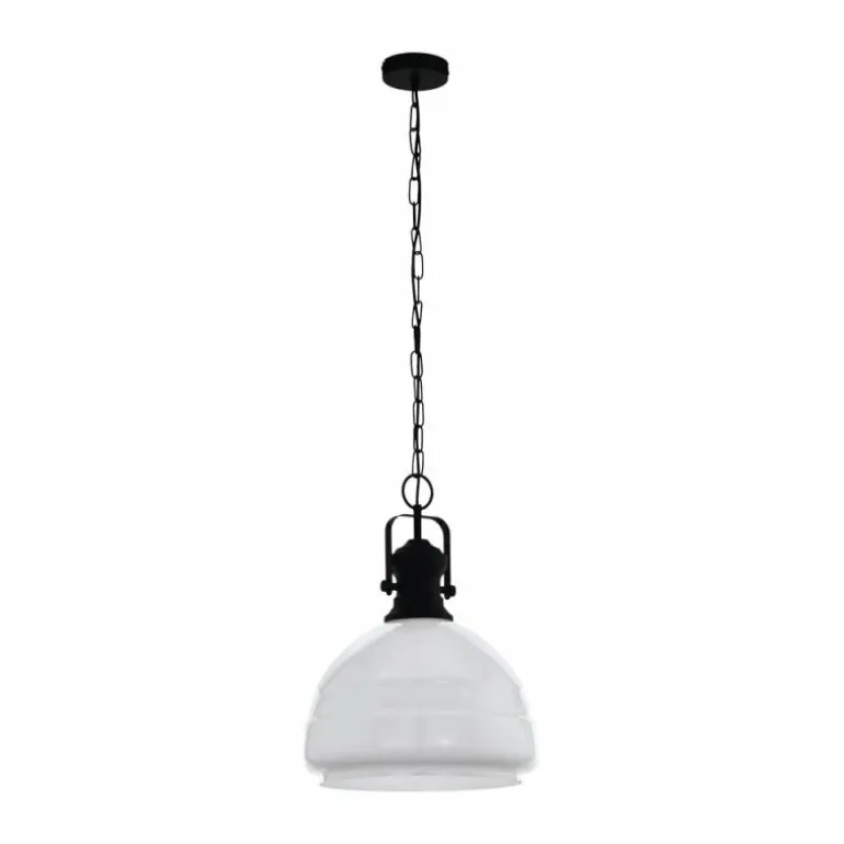 Suspension Eglo COMBWICH 1 Noir, 1 lumière