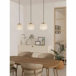 Suspension Eglo COMINIO Taupe, 3 lumières