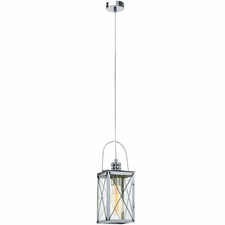 Suspension Eglo DONMINGTON Chrome, 1 lumière