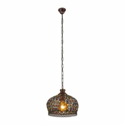 Suspension Eglo JADIDA Brun foncé, Cuivre, 1 lumière