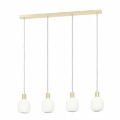 Suspension Eglo MANZANARES Or, Laiton, 4 lumières