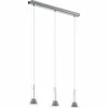 Suspension Eglo MUSERO LED Nickel mat, 3 lumières