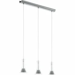 Suspension Eglo MUSERO LED Nickel mat, 3 lumières