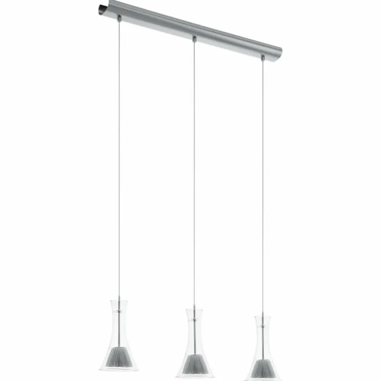 Suspension Eglo MUSERO LED Nickel mat, 3 lumières