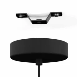 Suspension Eglo PINTO TEXTIL Noir, 1 lumière