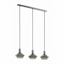 Suspension Eglo PONZANO Nickel mat, 3 lumières