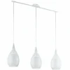 Suspension Eglo RAZONI Blanc, 3 lumières