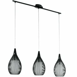 Suspension Eglo RAZONI Noir, 3 lumières