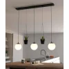Suspension Eglo RONDO Noir, 3 lumières