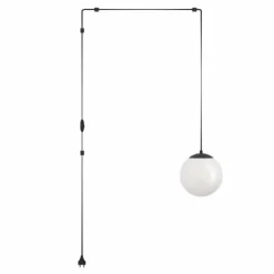 Suspension Eglo RONDO Noir, 1 lumière