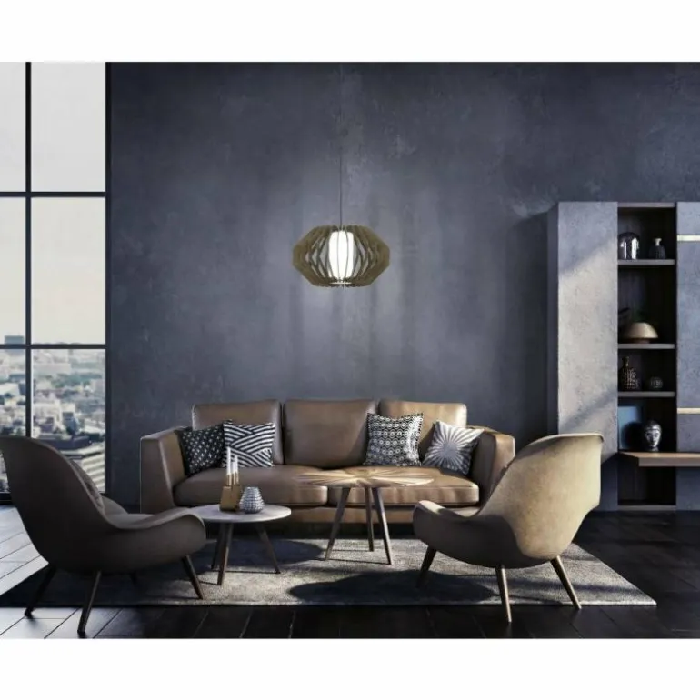 Suspension Eglo RUSTICARIA Noir, 1 lumière