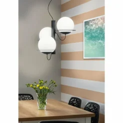 Suspension EGLO SABALETE Noir, 3 lumières