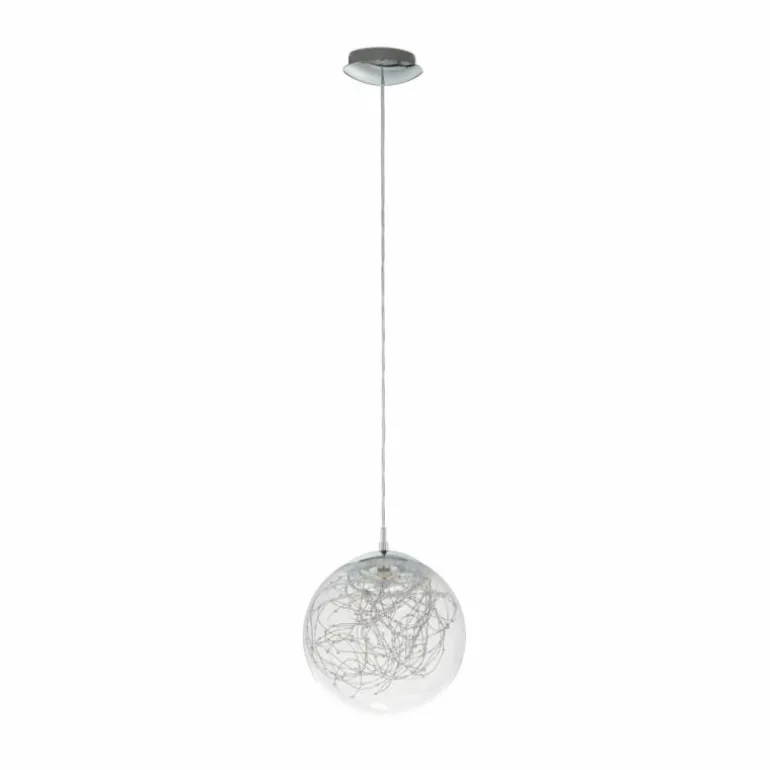 Suspension Eglo VALENCA LED Chrome, 1 lumière