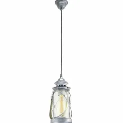 Suspension Eglo VINTAGE Brun foncé, Argenté, 1 lumière