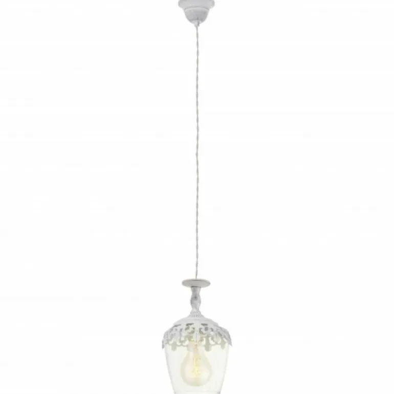 Suspension Eglo VINTAGE Blanc, 1 lumière