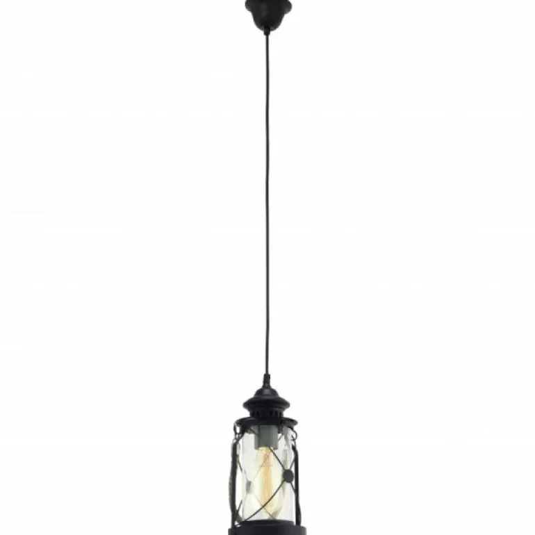 Suspension Eglo VINTAGE Noir, 1 lumière