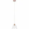 Suspension Eglo-Leuchten COPLEY Or rose, 1 lumière