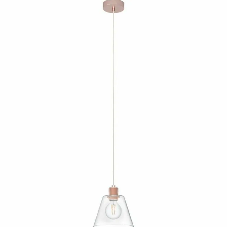 Suspension Eglo-Leuchten COPLEY Or rose, 1 lumière