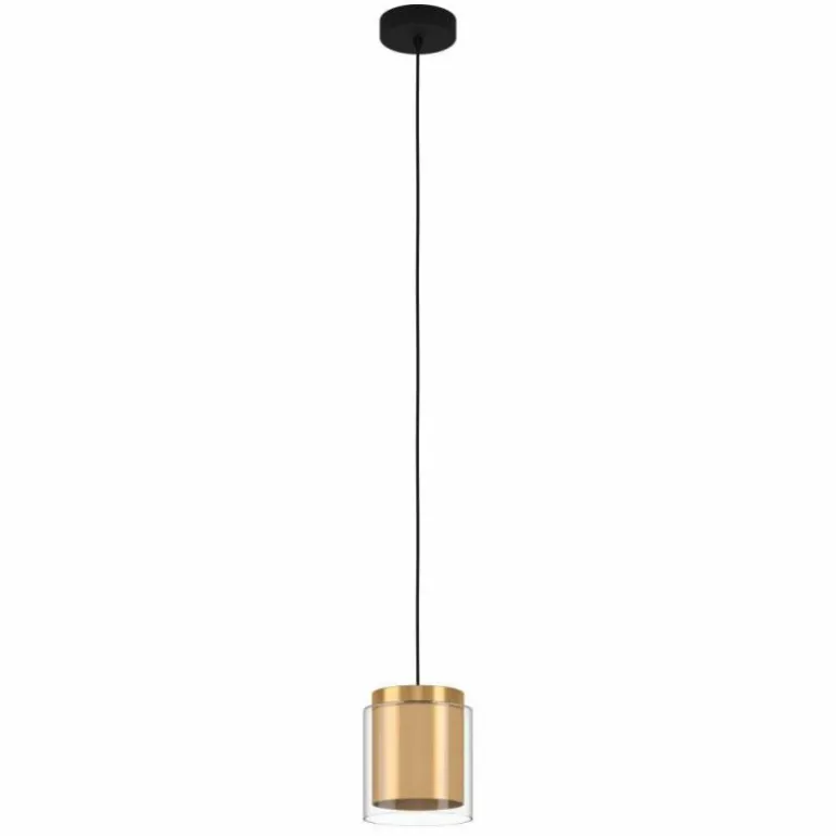 Suspension Eglo-Leuchten LAGUNITAS Or, Laiton, Noir, 1 lumière