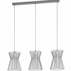 Suspension Eglo-Leuchten MASETA Noir, 3 lumières