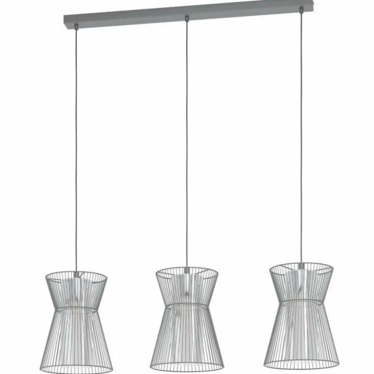 Suspension Eglo-Leuchten MASETA Noir, 3 lumières