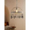 Suspension Eglo-Leuchten STEELEVILLE Noir, Transparent, 1 lumière