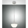 Suspension Fabas Luce Apollo Blanc, 1 lumière