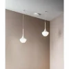 Suspension Fabas Luce Apollo Blanc, 2 lumières