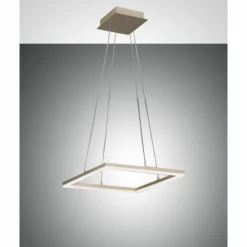 Suspension Fabas Luce Bard LED Or, 1 lumière