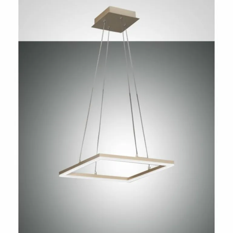 Suspension Fabas Luce Bard LED Or, 1 lumière