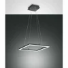 Suspension Fabas Luce Bard LED Anthracite, 1 lumière