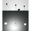 Suspension Fabas Luce Blog LED Noir, 1 lumière
