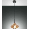 Suspension Fabas Luce Budelli Noir, 1 lumière