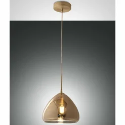 Suspension Fabas Luce Glow Laiton, 1 lumière