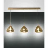 Suspension Fabas Luce Glow Laiton, 3 lumières