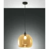 Suspension Fabas Luce Maia Noir, 1 lumière