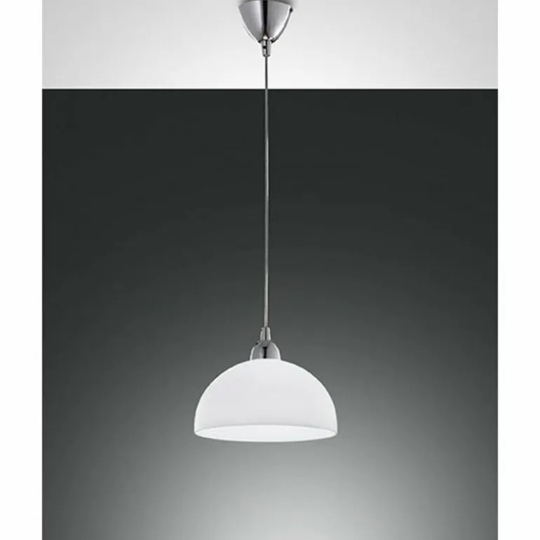 Suspension Fabas Luce NICE Chrome, 1 lumière