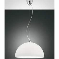 Suspension Fabas Luce Nice Chrome, 1 lumière